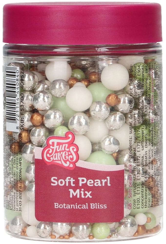 FunCakes Soft Pearls - Mix Botanical Bliss - 80g