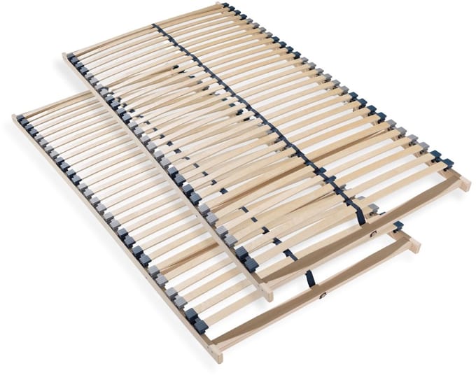 Lattenbodem 160x200 (2x 80x200) - 7 zones - Sleepneo - Beukenhouten Frame - Bedbodem