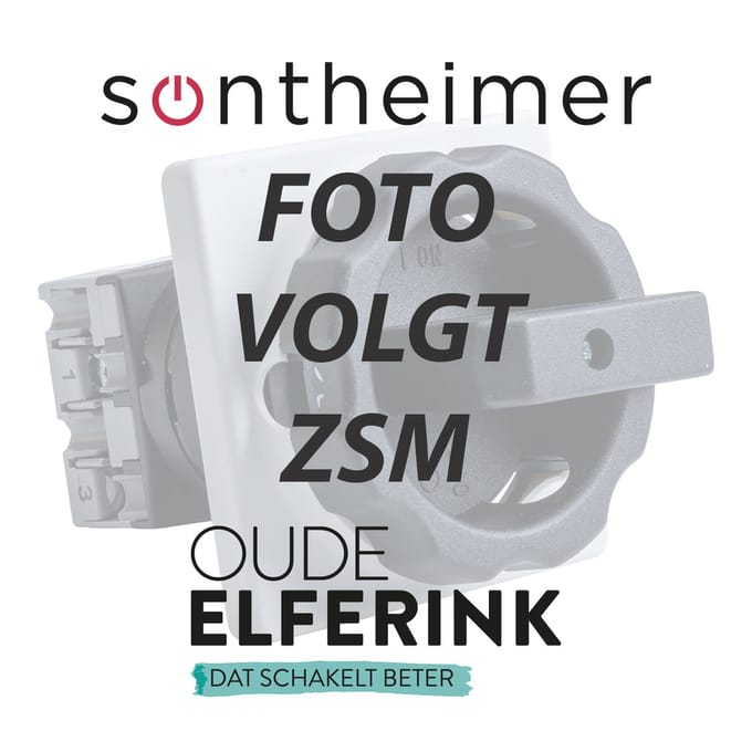 Sontheimer 25A 4-Pool Hoofdschakelaar Met Cilinder Hangslot Bevestiging - A530096
