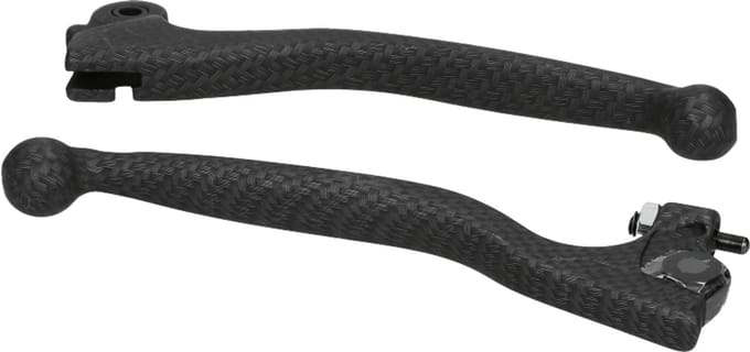 Koppeling / remhevel set Tun’r voor Derbi DRD mat carbon