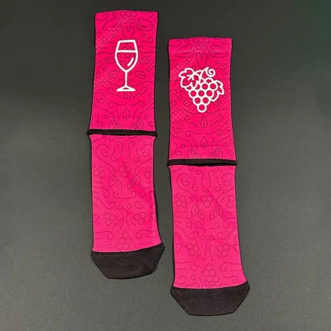 Damessokken Mb Wear Édition Limitée Été Vin Raisins