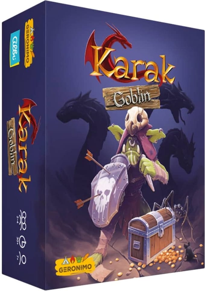Karak Goblin - Geronimo Games - Kaartspel - Dungeon spel - vanaf 7 jaar oud - van 2 tot 4 spelers