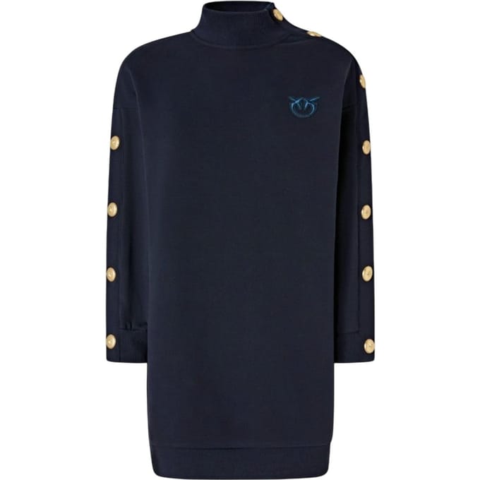 Vrouwenkappen Pinko - muesli maxi sweater - blauw