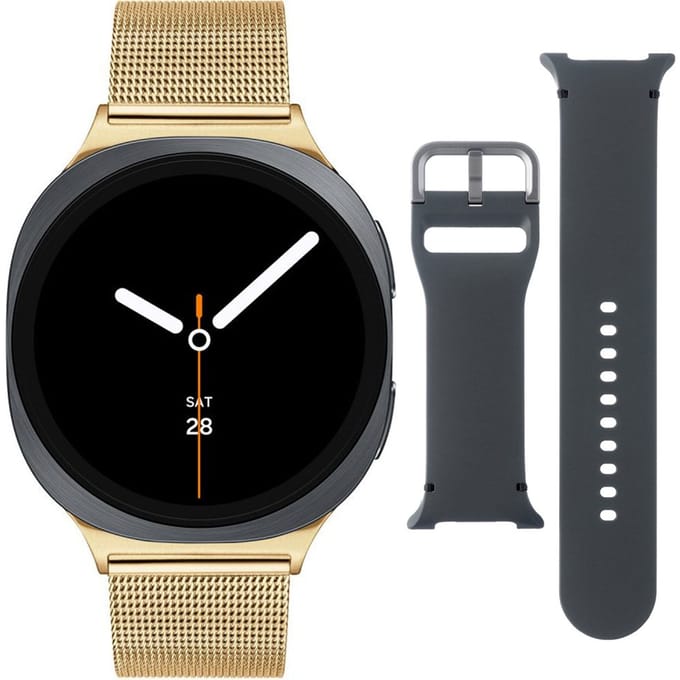 Samsung Special Edition Galaxy Watch 8 Grijs/Goudkl Mesh 44mm
