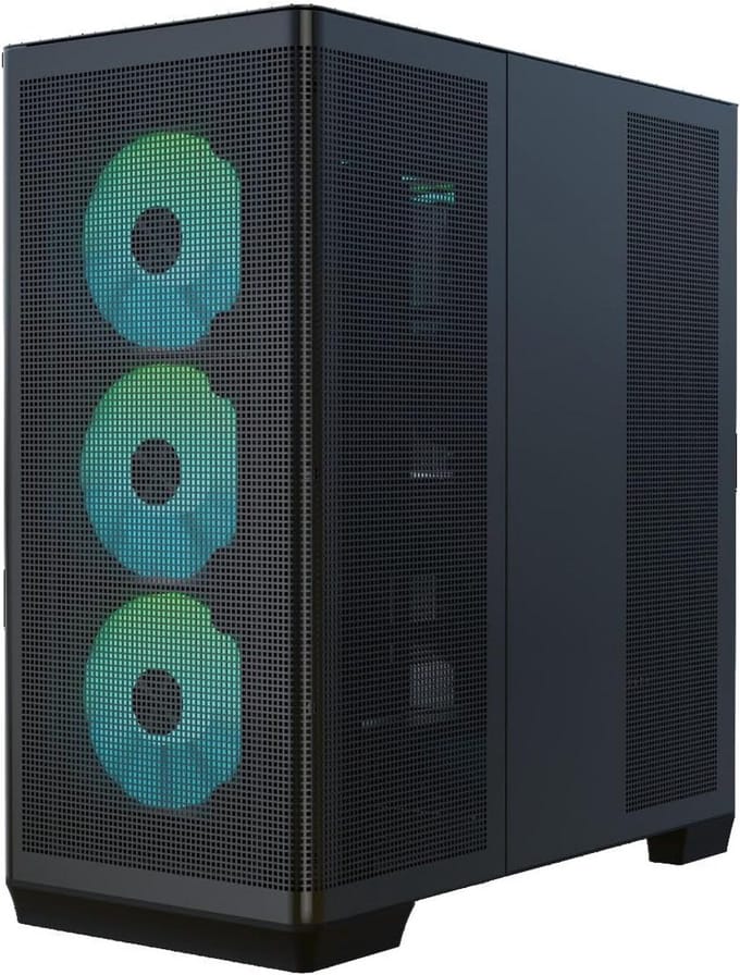 APNX GEH Midi C1-R-BK-V1 computerbehuizing, MicroATX, Mini-ITX compatibel, zwart