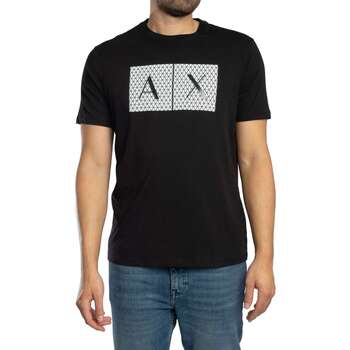 AX Boxy Graphic Tee 3H1T62 - Black Shirts