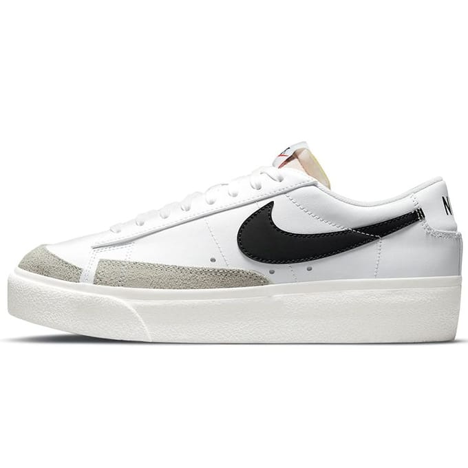 Nike Blazer Low Platform Wit Zwart Dames Sneakers Zeil Team-Oranje DJ0292-101 42 white