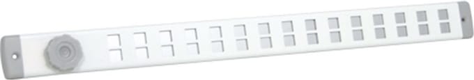 Nedco BV Bold Line schuifrooster 500x40mm aluminium wit