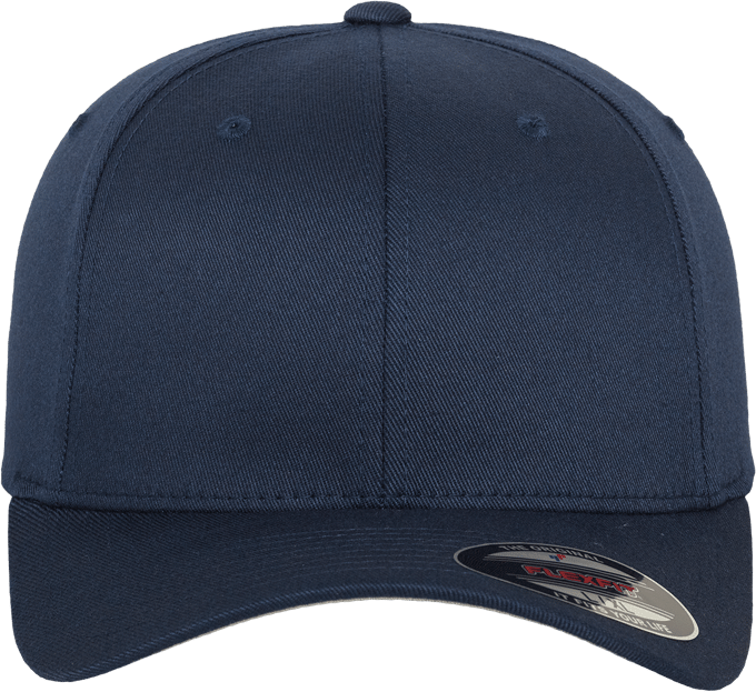 Flexfit Wooly Combed Unisex Cap - marineblauw - XXL