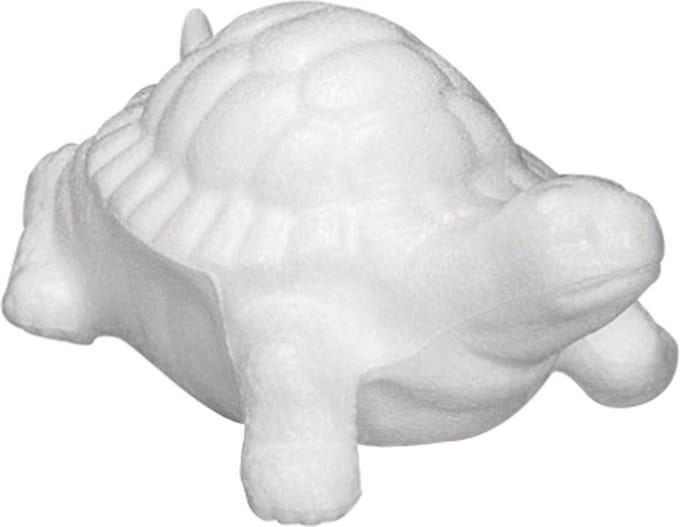 Piepschuim dieren - schildpad - 12 cm - DIY - schildpadden - Hobby dieren vormen - Knutselen materialen