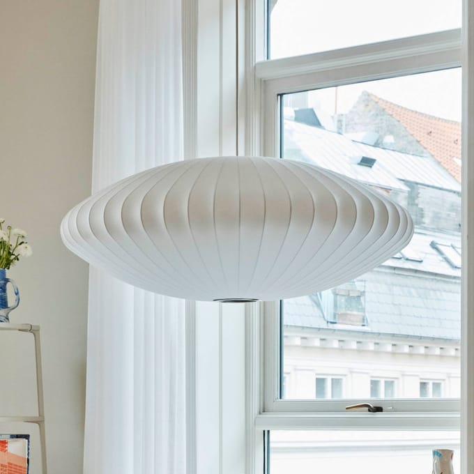 HAY hanglamp Nelson Saucer Bubble L, Ø 89 cm, wit