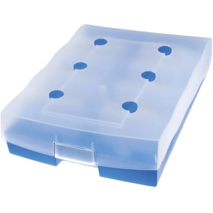 archiefbox HAN Croco A8 incl. index A-Z blauw