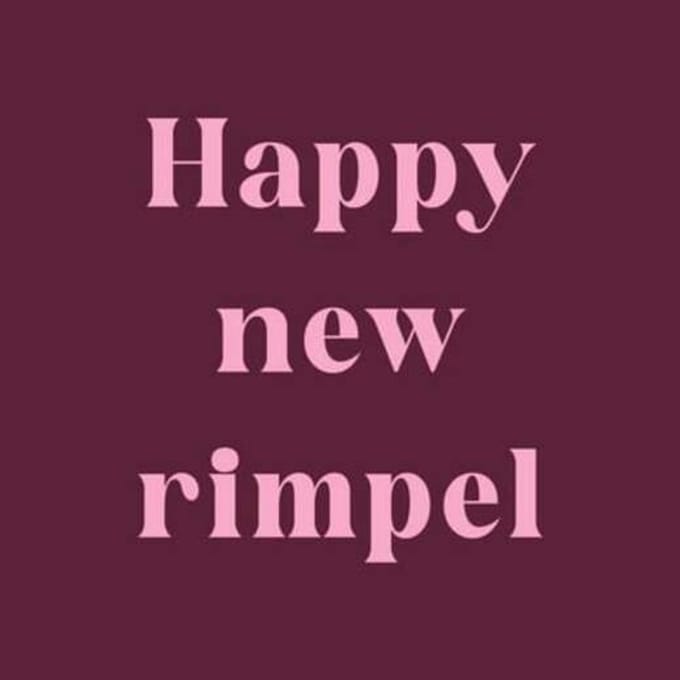 HomeBound by KY | Tegeltje - Happy new rimpel| tegeltje