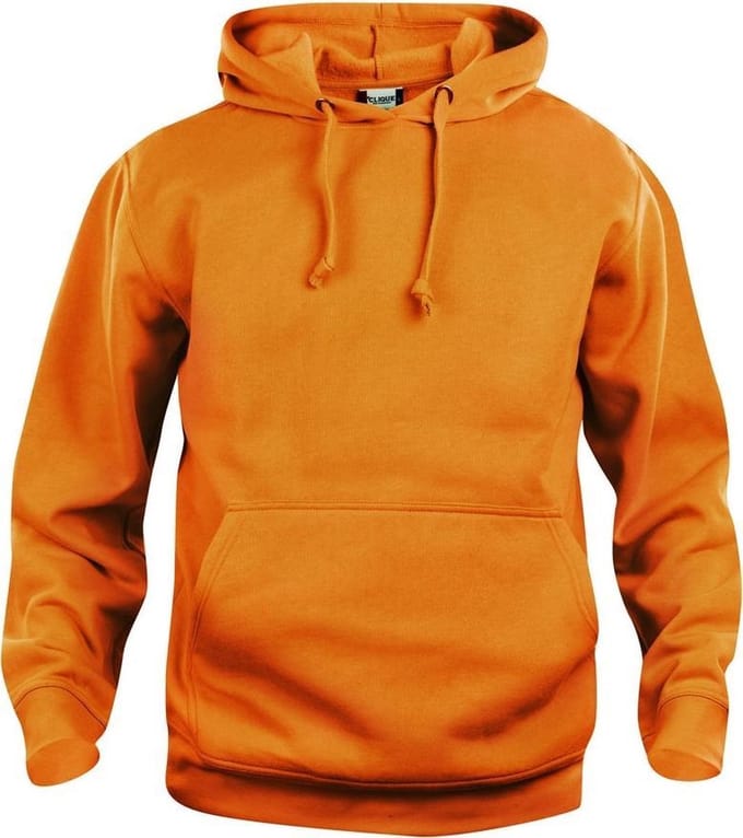 Clique Basic Hoody 021031 - Diep-oranje - L