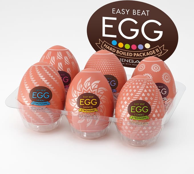 Tenga - Easy Beat Egg - Hard Boiled package II - 6 variaties