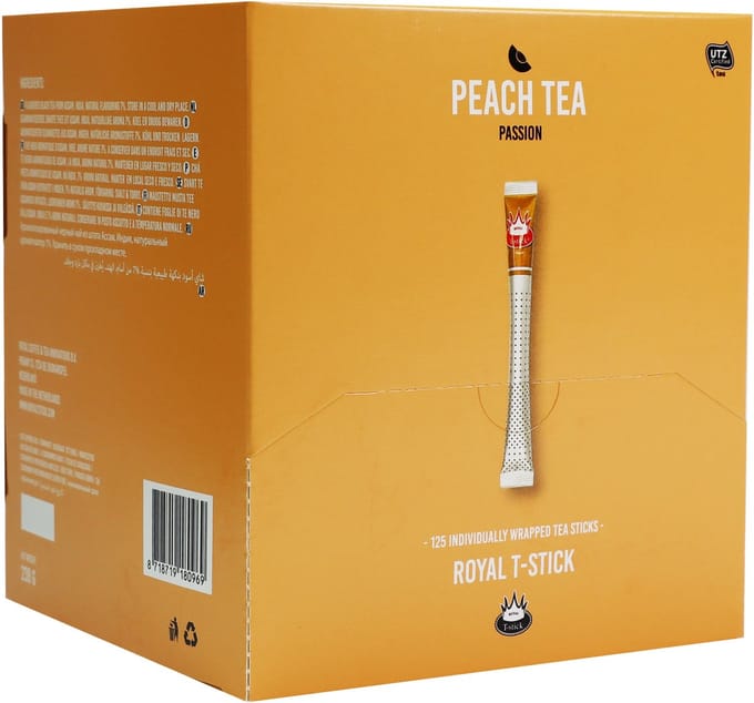 Royal T-stick Perzik (125 st.)