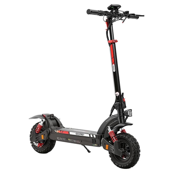 iScooter GX3 Pro Elektrische Scooter, 48V 17.5Ah Batterij, Slimme App met GPS & NFC zwart