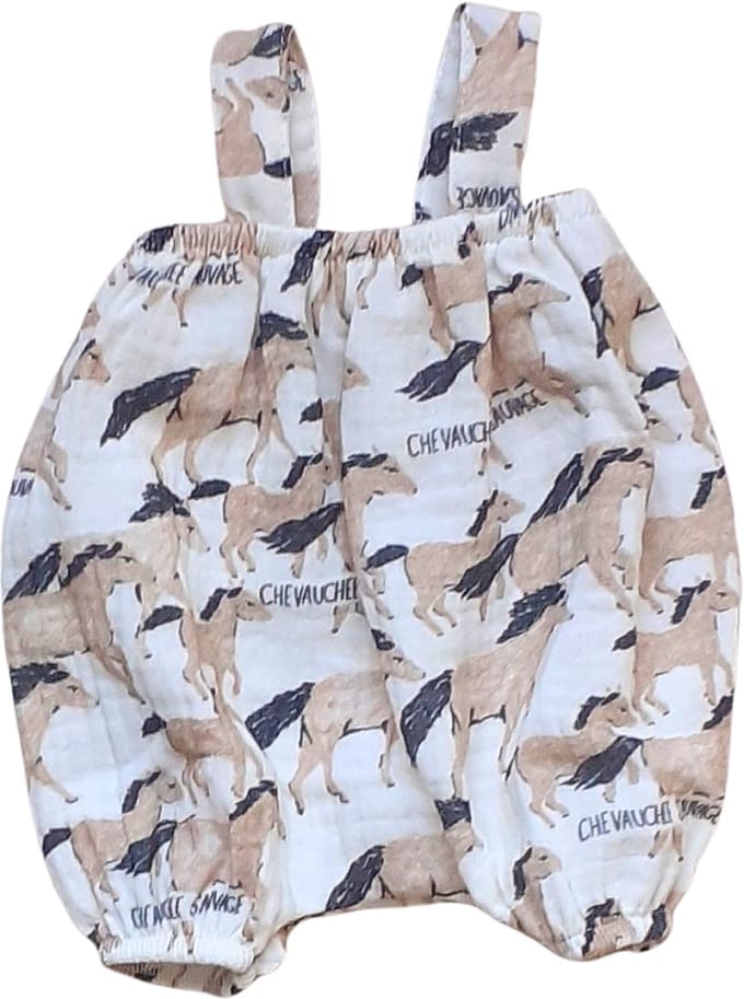 Minikane Jumpsuit Kim Paarden 47 cm