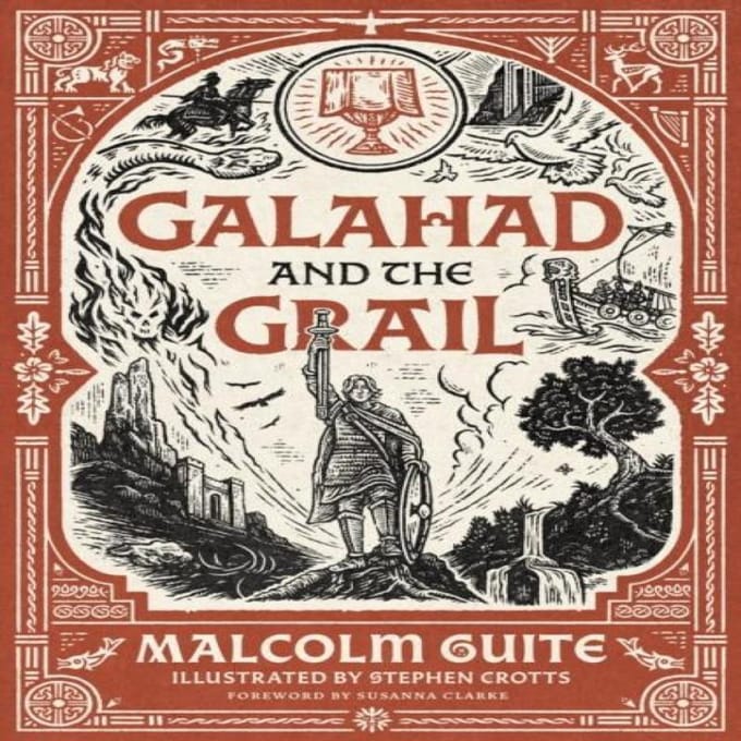 Galahad en de Graal door Malcolm Guite Hardback Boek 9781786227126