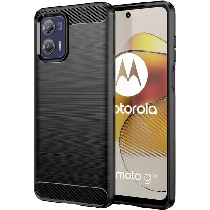 Mocaa Motorola G73 Schokbestendig Hoesje Zwart