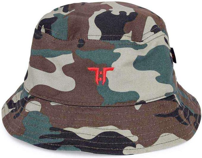 Tokyo Time - TT Logo Bucket Hat / Vissershoed Kids - Bruin/Groen