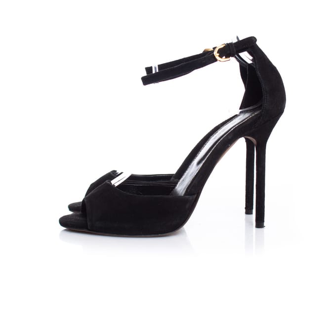 Sergio Rossi sandalen met enkelbandje.