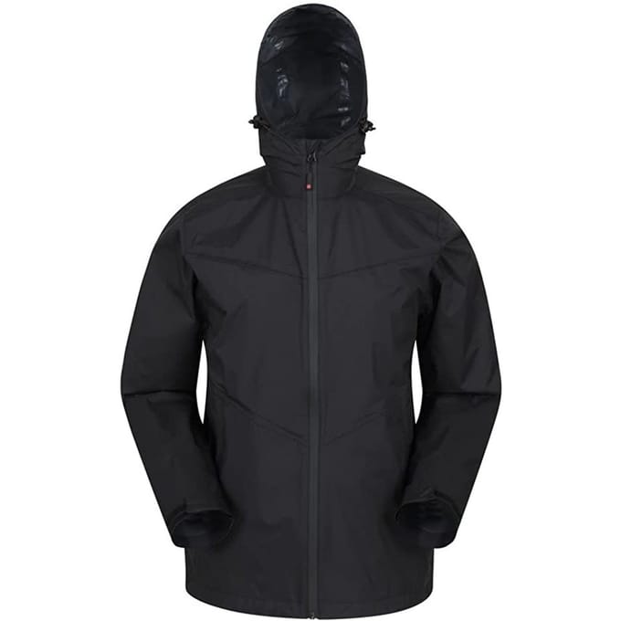 Mountain Warehouse Heren Rift Extreme 2.5 Layer waterdichte jas (Zwart)