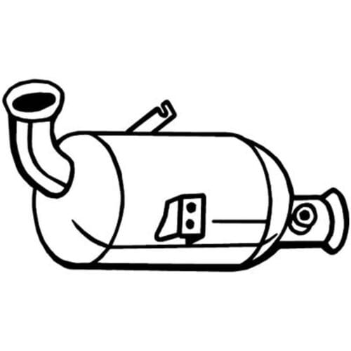 Roetfilter, uitlaatinstallatie BOSAL 097-733