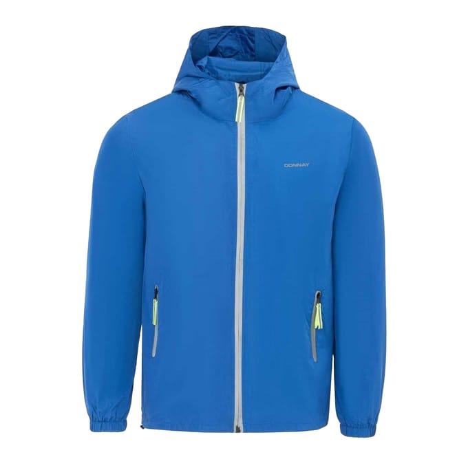 Donnay Heren Lichtgewicht Jas met Capuchon (Licht Blauw)