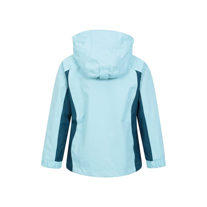 Mountain Warehouse Shelly Waterdichte Jas voor Kinderen/Kinderen (Turquoise)