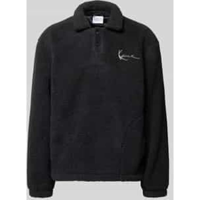 Teddybont sweatshirt met platte kraag en knoopsluiting