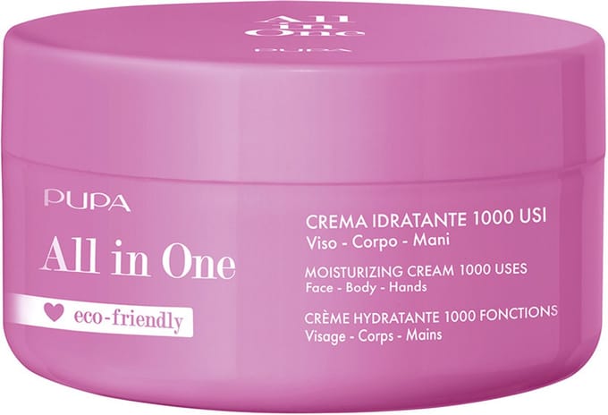 Pupa All In One Moisturizing Cream 1000 Uses With Hyaluronic Acid 350 Ml