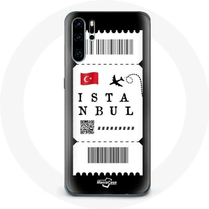 Hoesje voor Huawei P30 Vliegticket Istanbul Türkiye