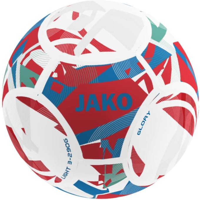 Jako Glory 290G (Size 3) Lightbal - Wit / Rood / Jako Blauw | Maat: 3
