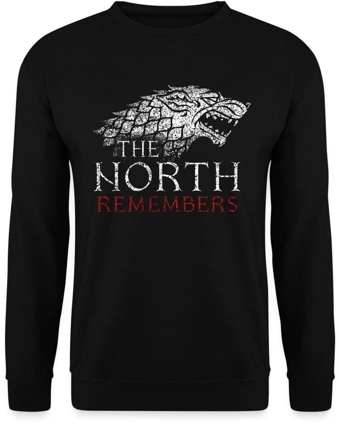 Game Of Thrones The North Remembers Schrikwolf Sweater Heren