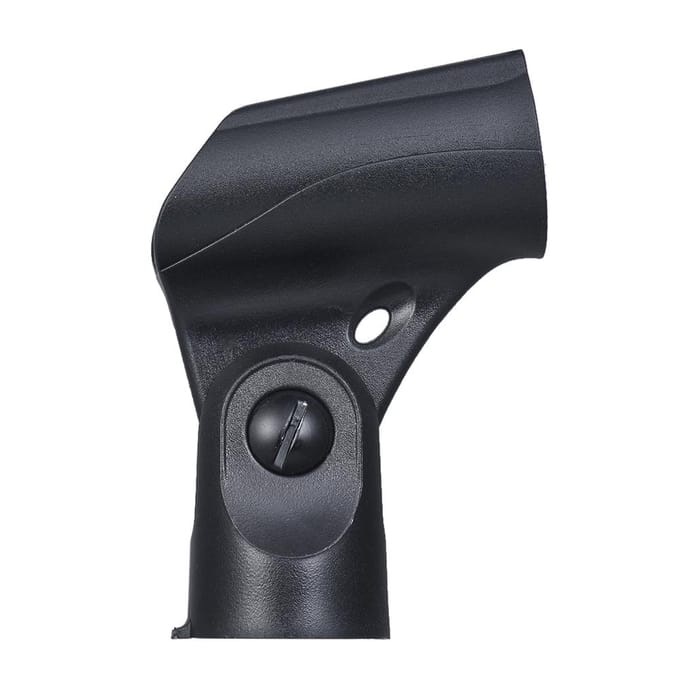 M-7 Plastic Mic Clip Draadloze Microfoonhouder 22mm Verstelbare Kantelhoek zwart
