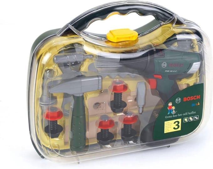 Thuys – Draadloze Schroevendraaier Koffer Werkplaatsset – Met Bosch Schroevendraaier Accessoires En Gereedschap