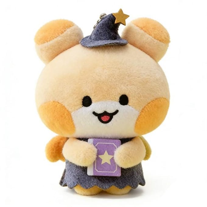 ATEEZ - [MIGHTEEZ Wonder Room] Pluche Sleutelhanger HONGYO (HONGJOONG) beige