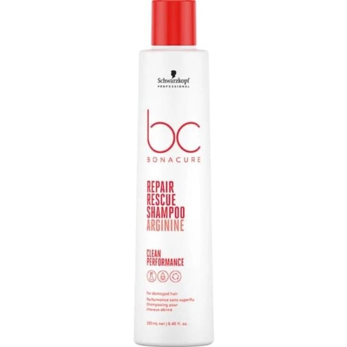 Shampoos Schwarzkopf Herstellend Shampoo Repair Rescue BC Bonacure 250 ml