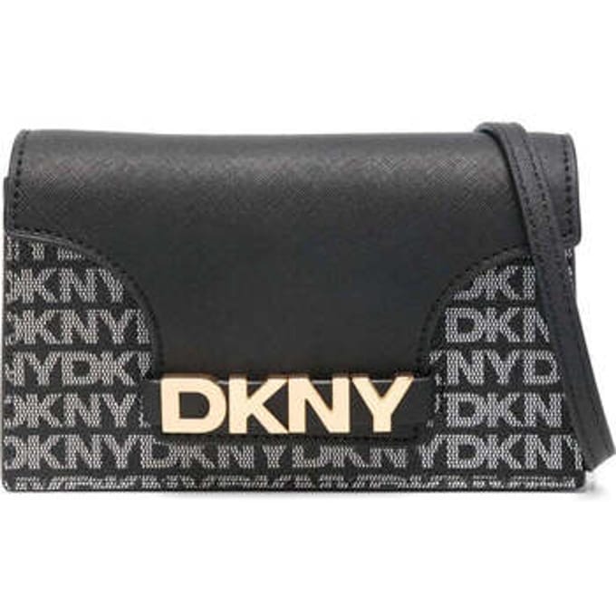 DKNY Schoudertas Avril Crossbody Bag BK Logo - BK Zwart