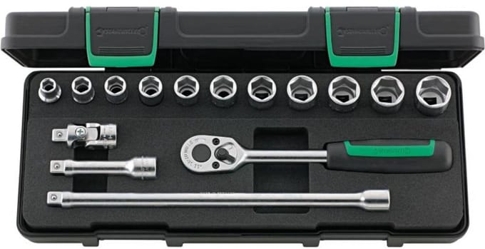 Stahlwille 456/11/4 KN 96022133 Dopsleutelset 3/8 (10 mm)
