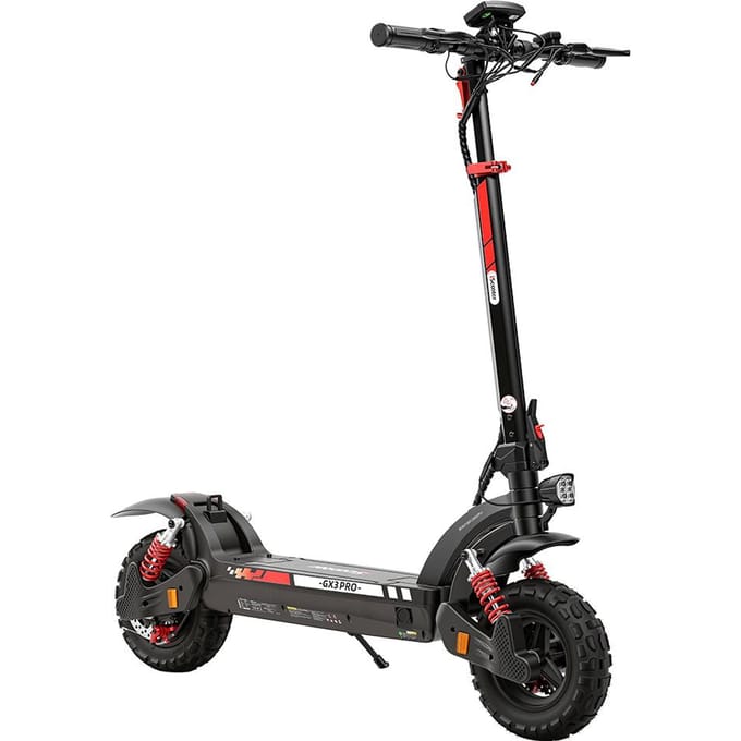 iScooter GX3 Pro Elektrische Scooter, 48V 17.5Ah Batterij, Slimme App met GPS & NFC zwart