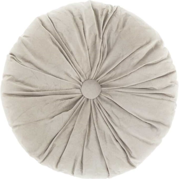 Unique Living Sierkussen Basics - Polyester - Wit - 40 x 40 x 0 cm (BxHxD)