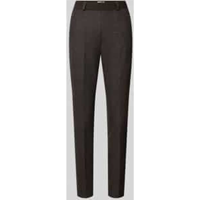 Slim fit broek van materiaalmix met viscose