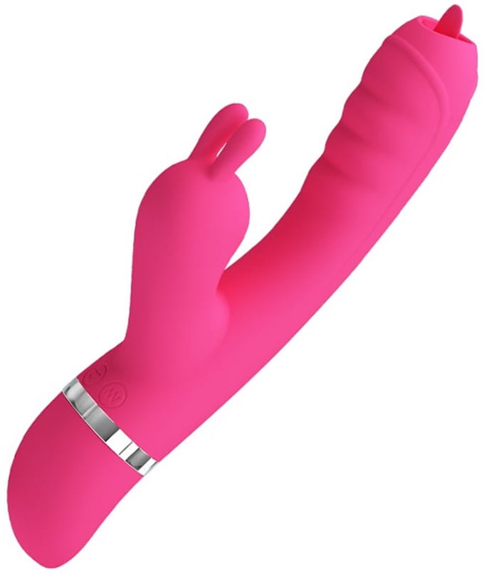 Pretty Love - Phoenix - Tarzan Vibrator Met luchtdruk stimulatie - Roze