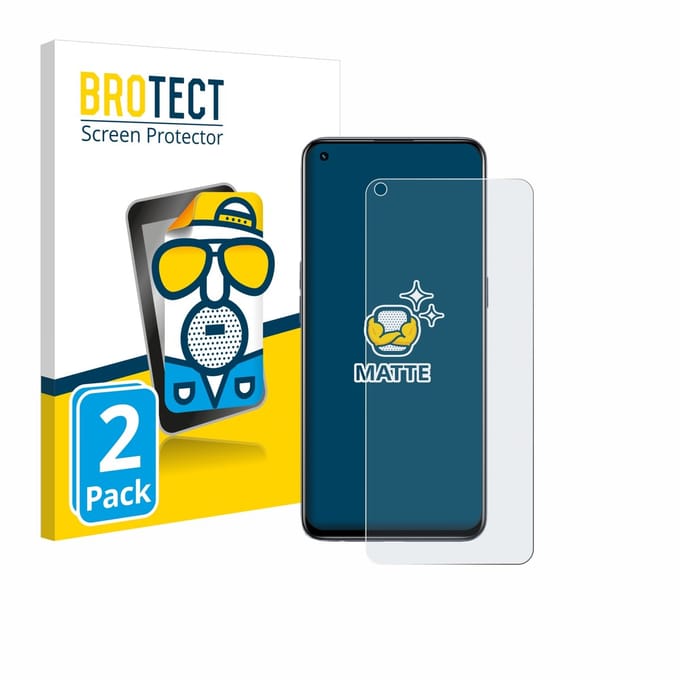 BROTECT - Screenprotector voor realme GT Master Edition - Folie Beschermfolie matte 2 Stuks