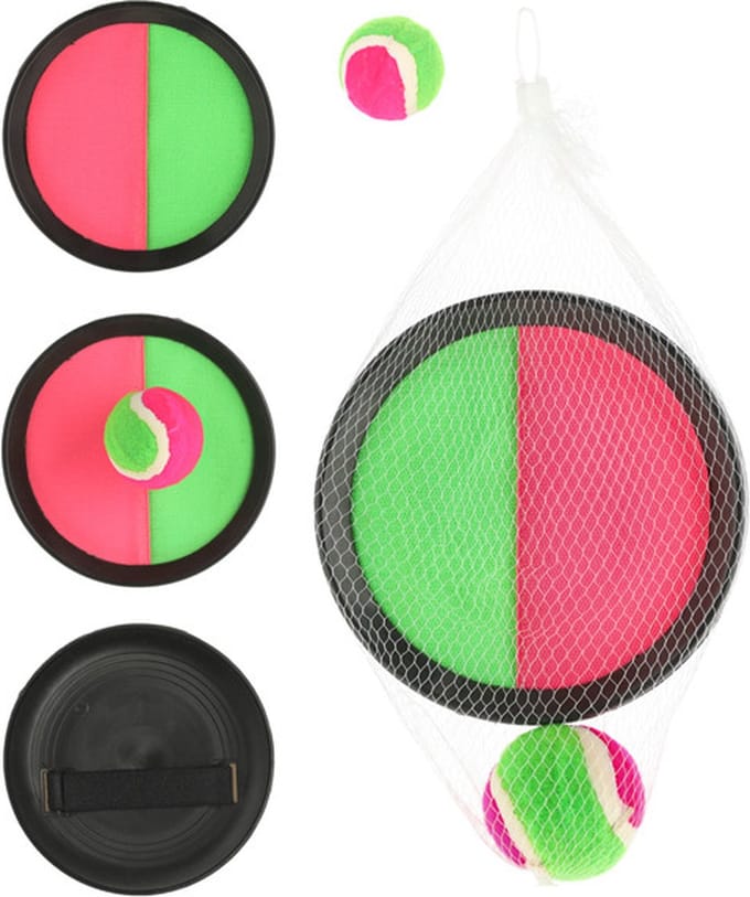 Vangspel Klittenband - Vang en Werpspel - Balspel - Klittenband - Catchball