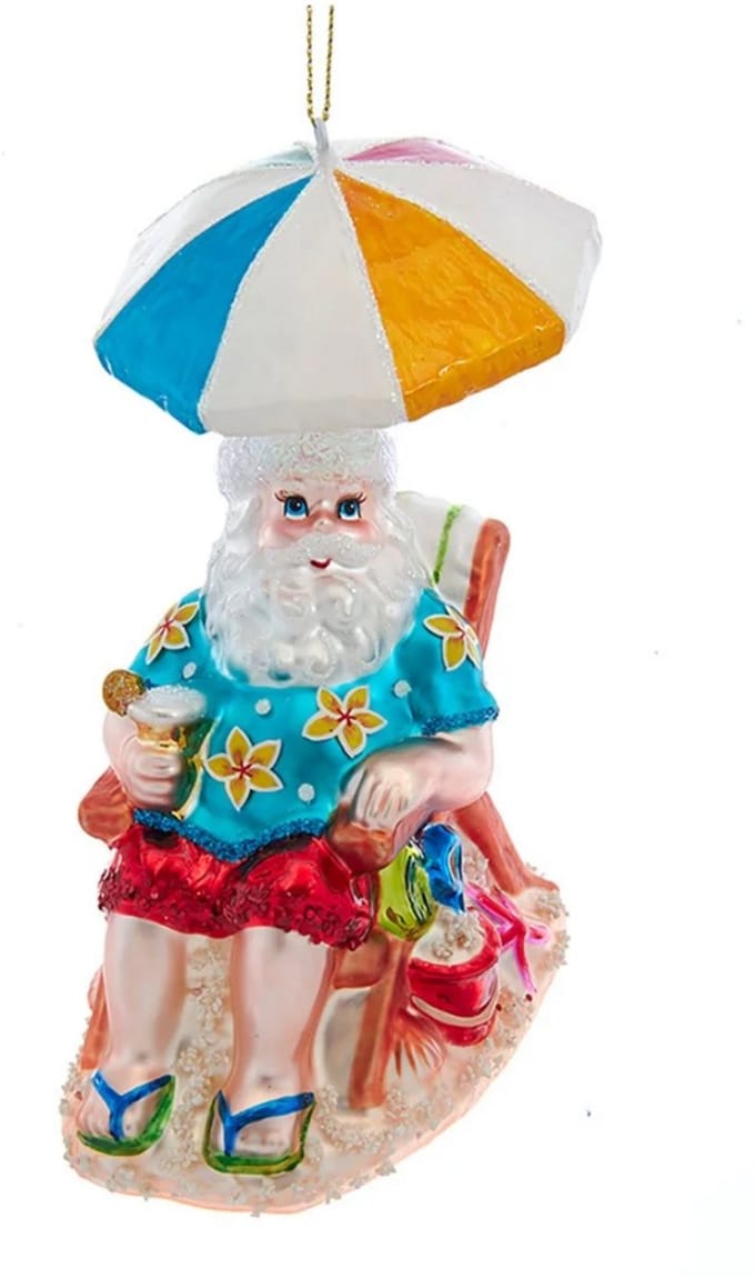 Kurt Adler Kerstman kersthanger - 12,7cm