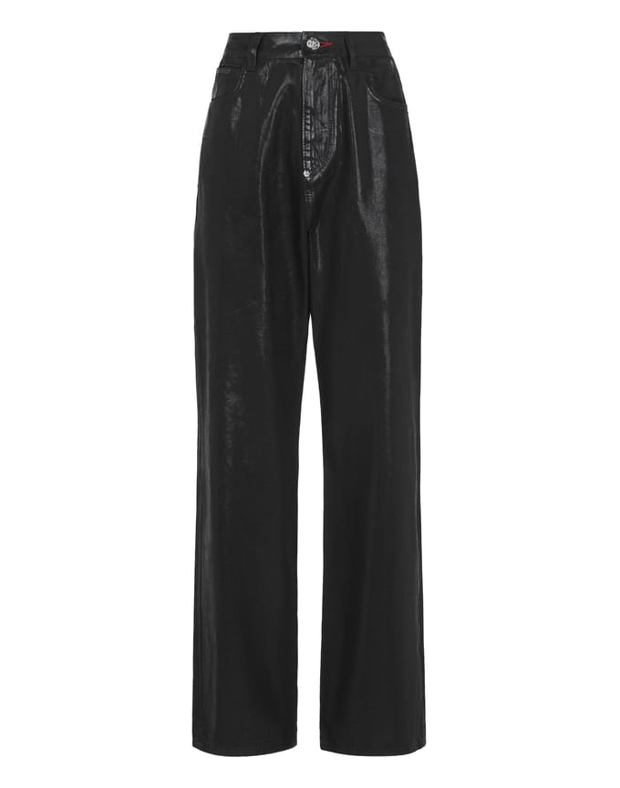 Denim Broek Losjes Iconic Plein