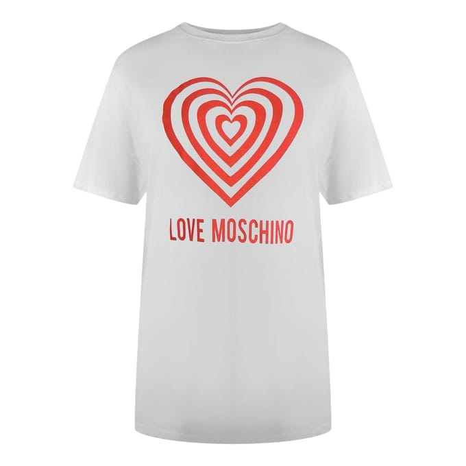 Love Moschino Dames/Dames Hypno Hart T-Shirt (Wit)